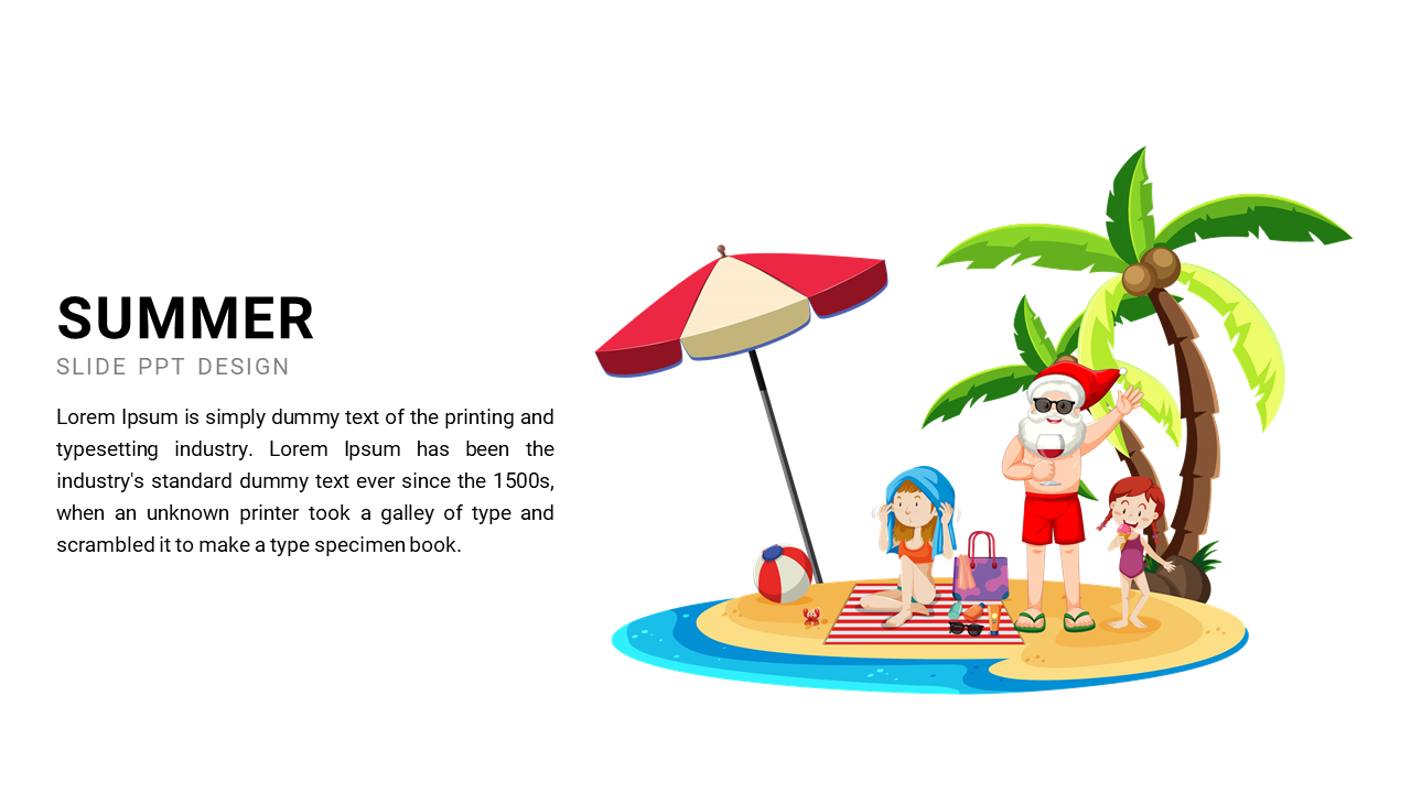 Stunning Summer Slide PPT Design PowerPoint Presentation