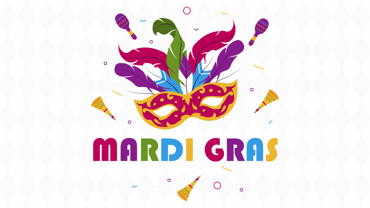 Mardi Gras PowerPoint Presentation Template &amp; Google Slides