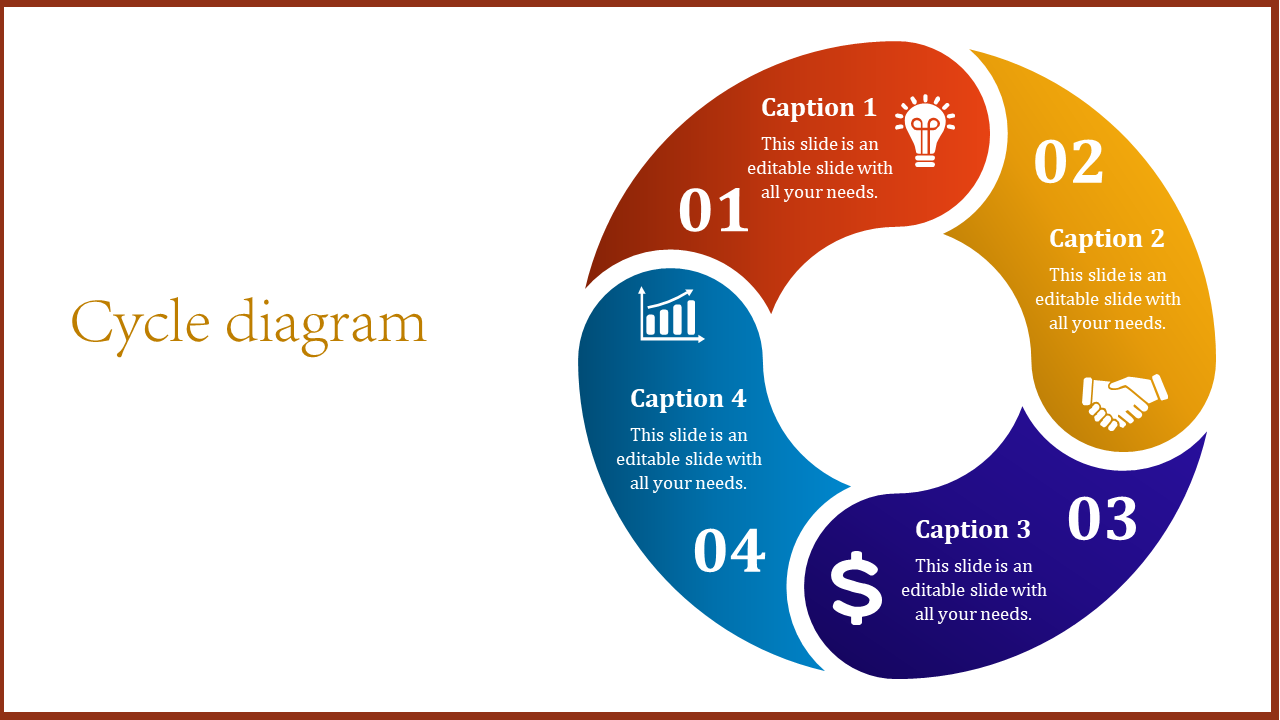 Attractive Circular Puzzle PowerPoint Templates Design