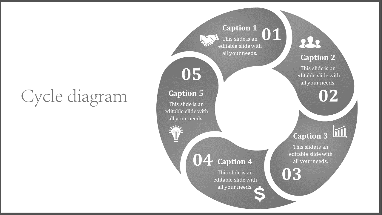 Engaging Circular Puzzle PowerPoint Template for Use