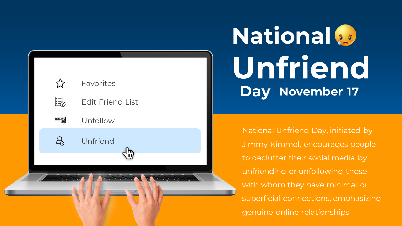 National Unfriend Day PowerPoint And Google Slides Themes