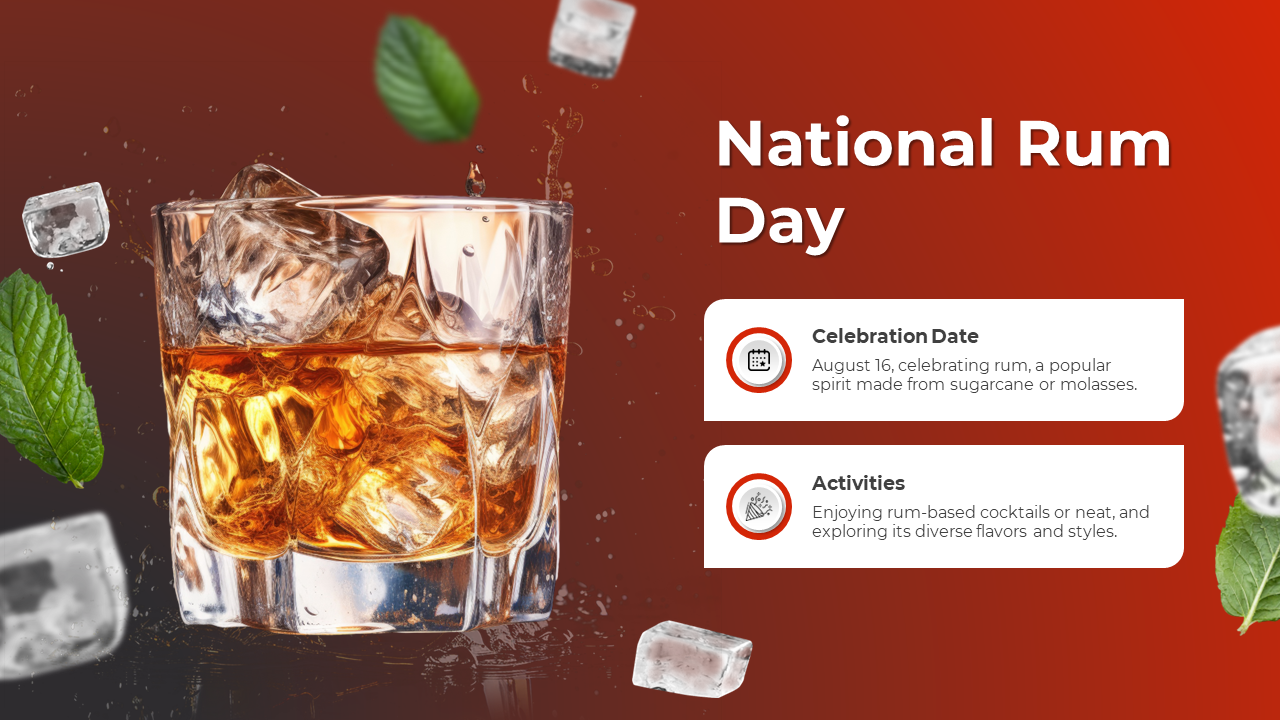 Elegant National Rum Day PowerPoint And Google Slides