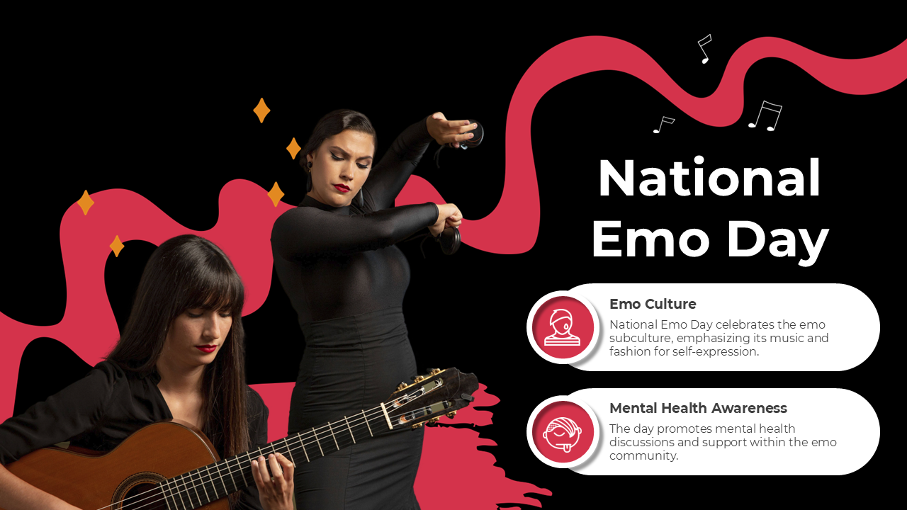 National Emo Day PPT Presentation And Canva Template