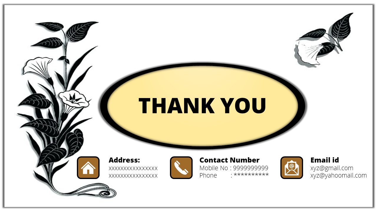 Incredible Designed Thank You PowerPoint Slide