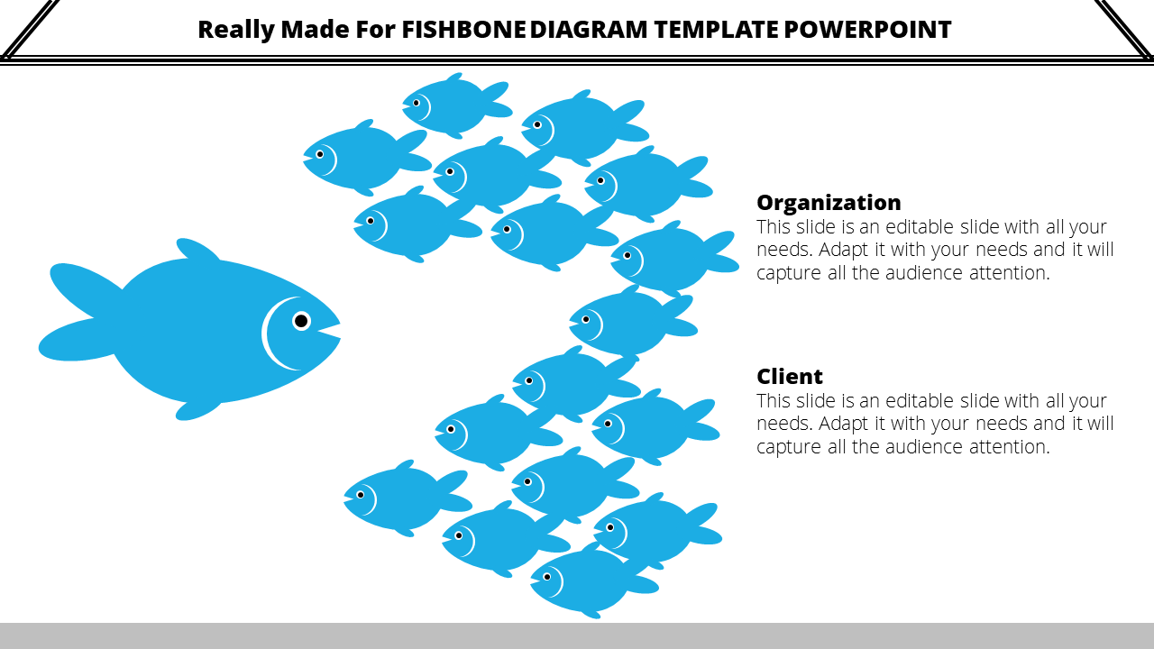 Group Fishbone Diagram Template Powerpoint- SlideEgg