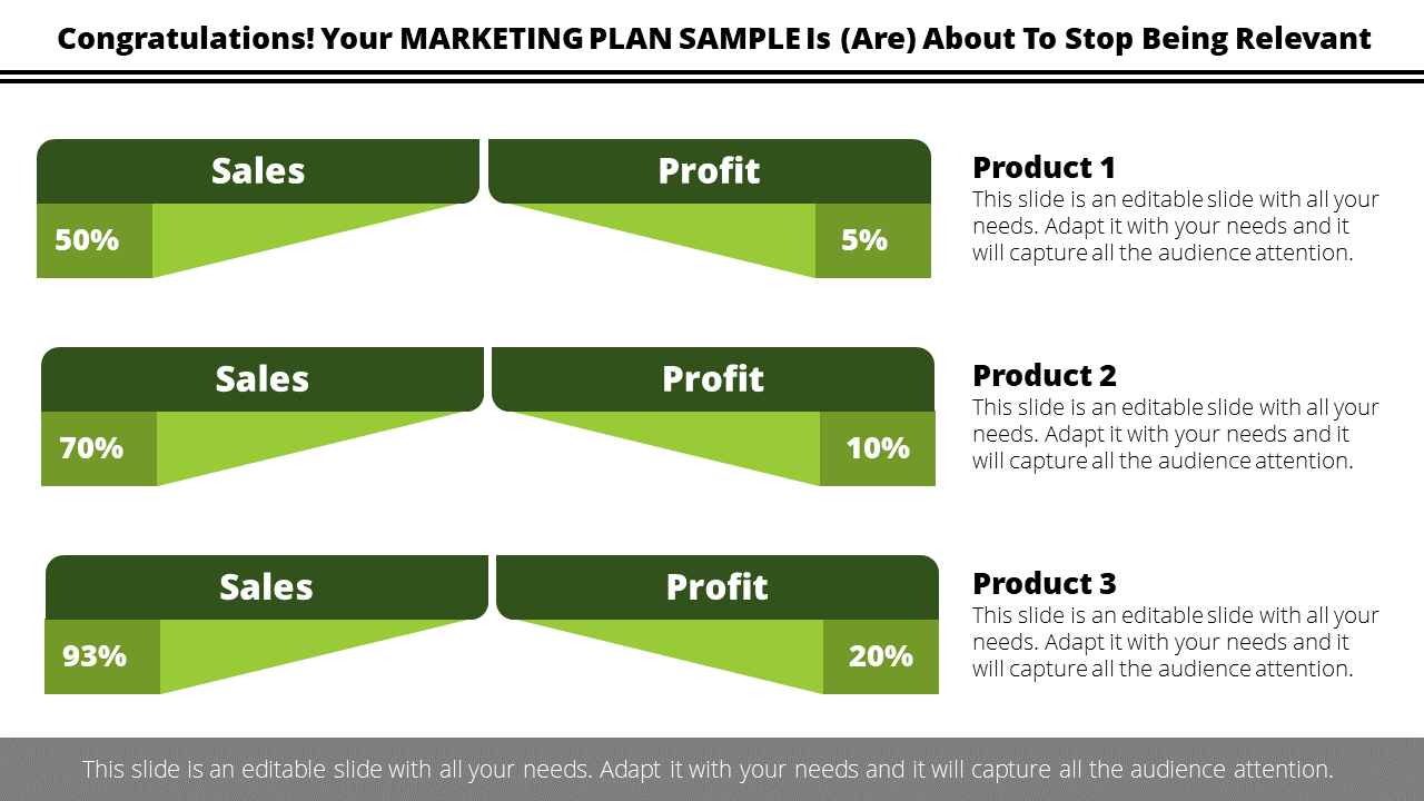 Best Marketing Plan Sample PowerPoint Template