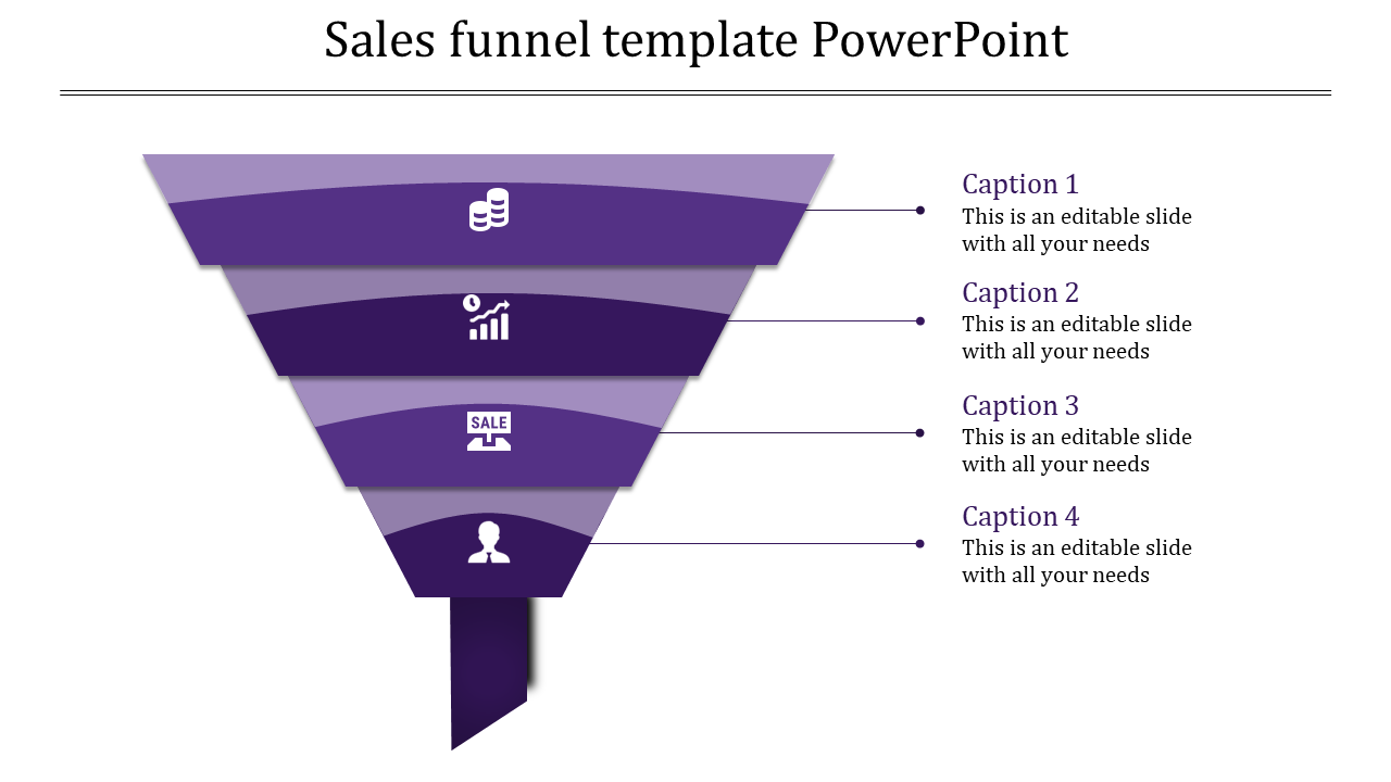 Innovative Sales Funnel Template PowerPoint and Google slides