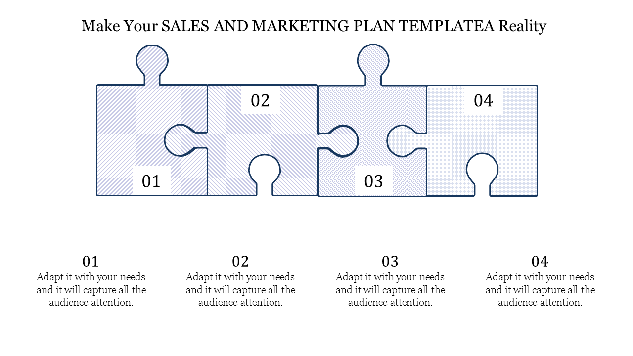 Sales And Marketing Plan Template-Puzzle Model