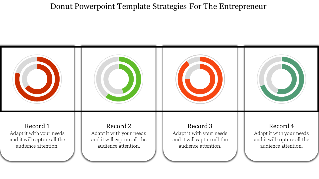 Loop Model Donut PowerPoint Template Presentation