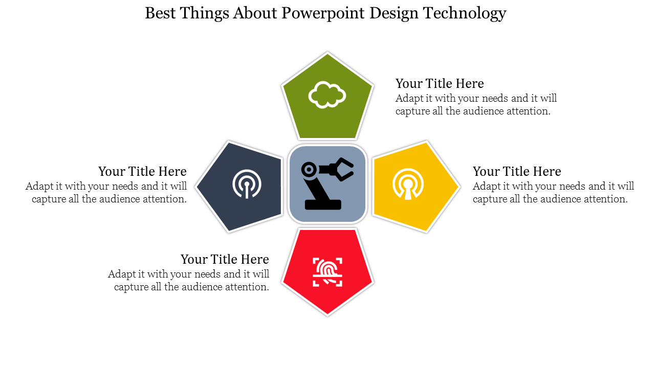 Incredible PowerPoint Design Technology-Pentagon Model