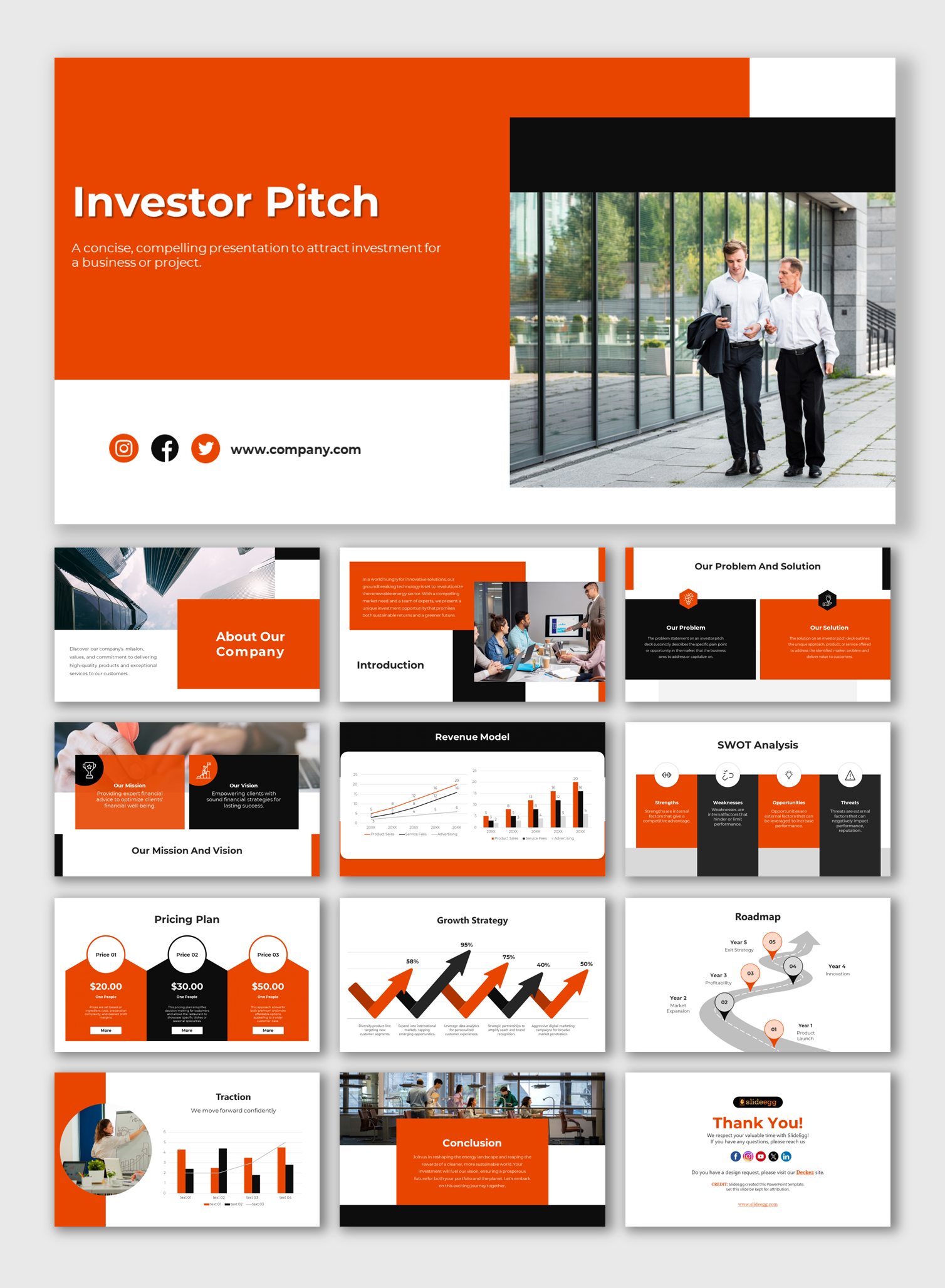 Grab Now! Investor Pitch PowerPoint And Google Slides