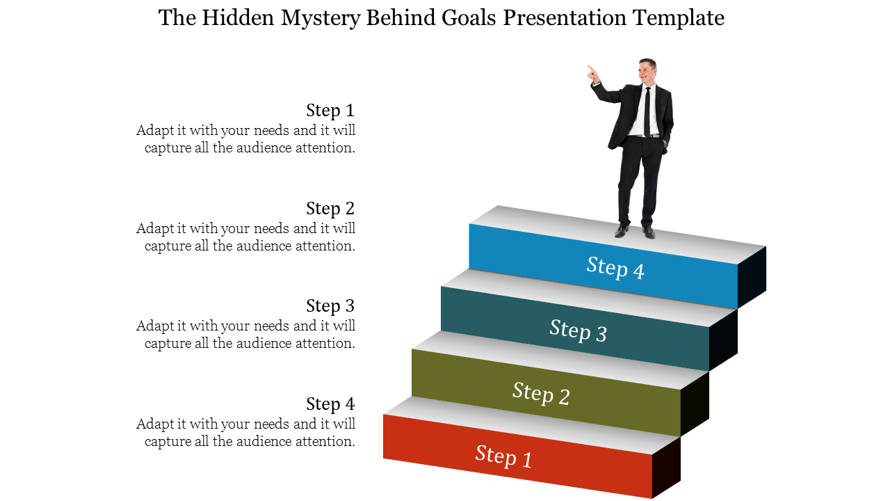 Goals PPT Presentation Template for Strategic Planning