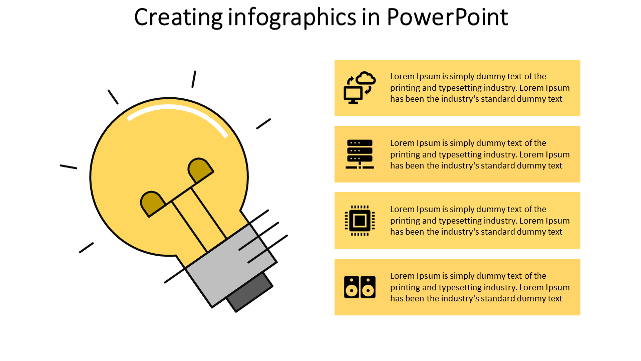 Creating Infographics In PowerPoint Presentation Template