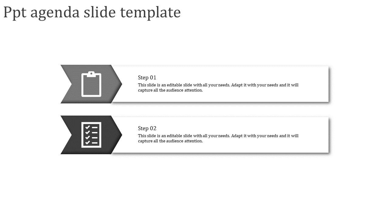 Agenda PPT Design Template and Google Slides Themes