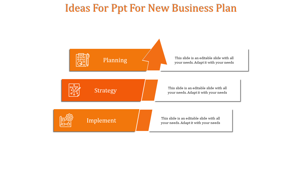 PPT Template for New Business Plan for Startup Success