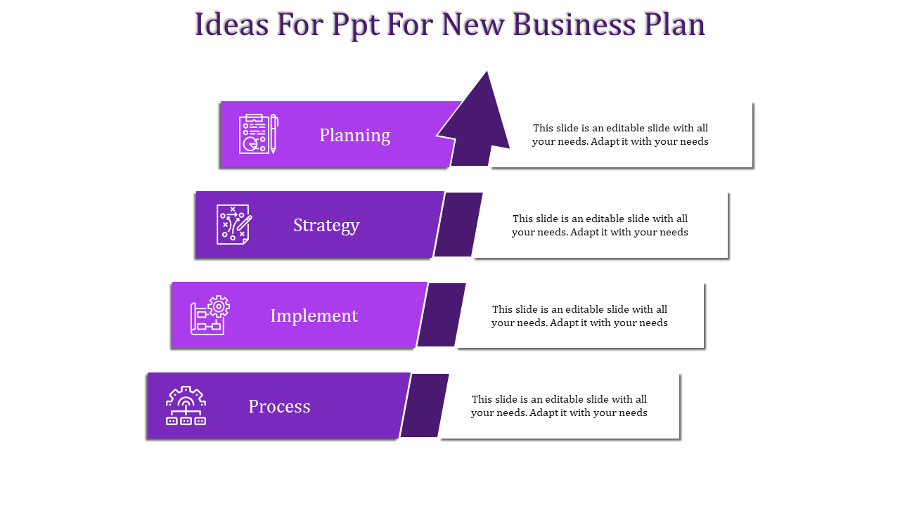 Dynamic PPT for New Business Plan for Entrepreneurs