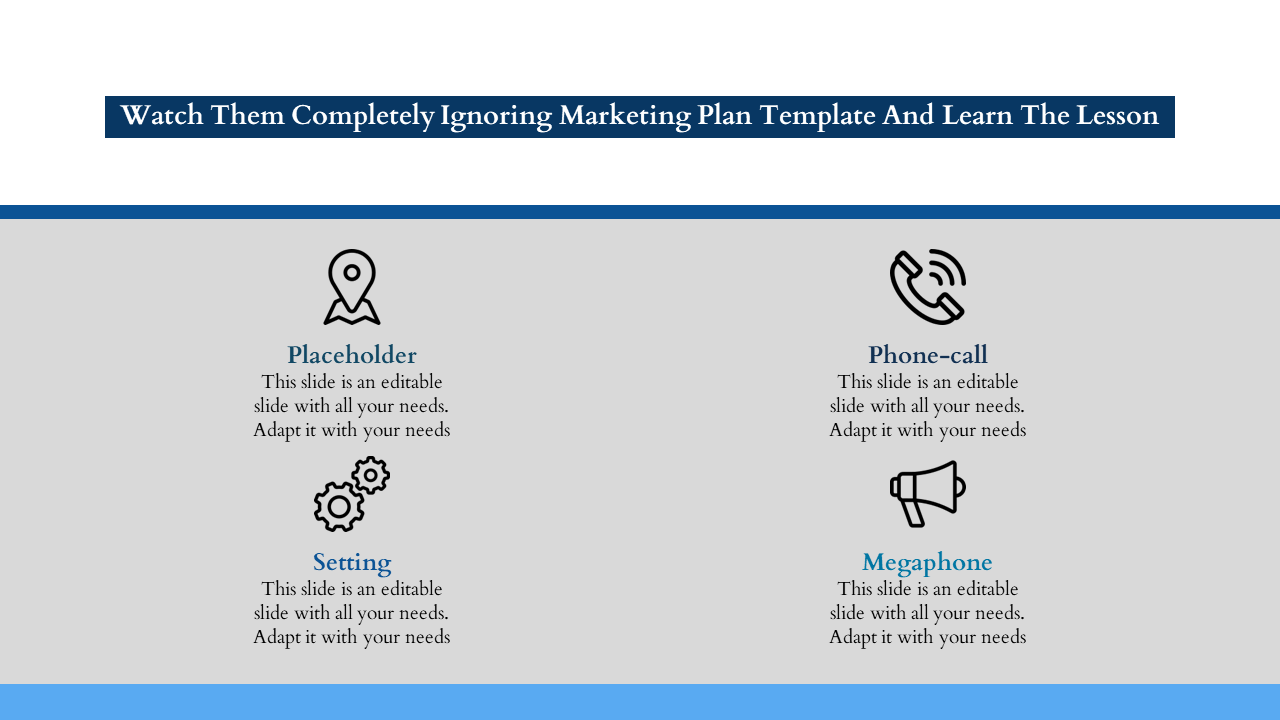 Marketing Plan PPT Template for Effective Strategies