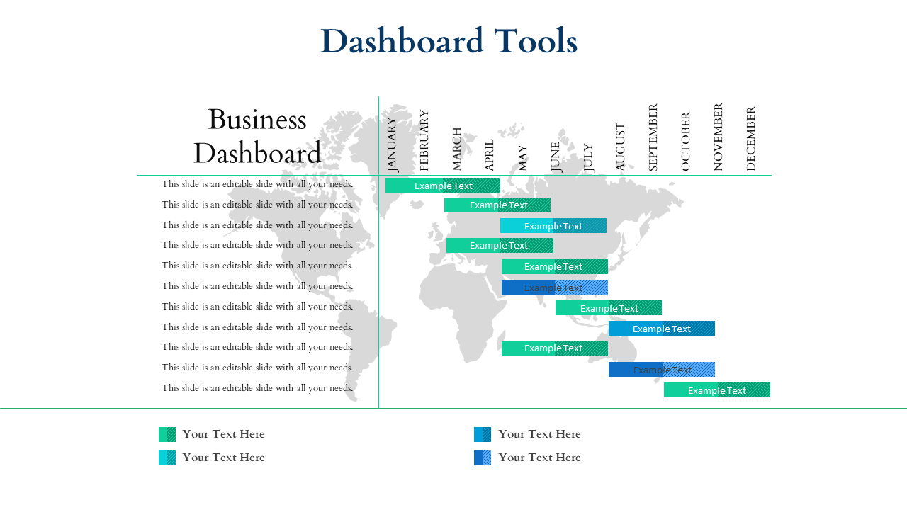 business powerpoint presentation – Monthly Dashboard Tool