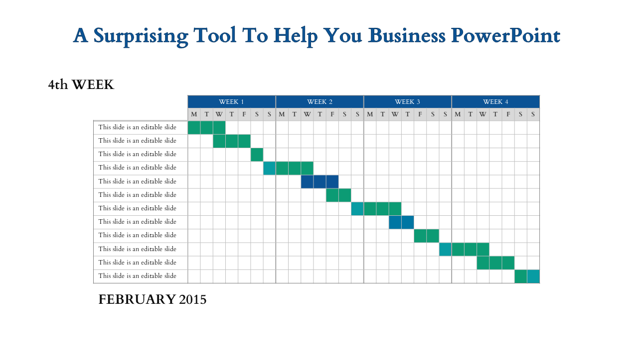 Guide to business process PowerPoint template	