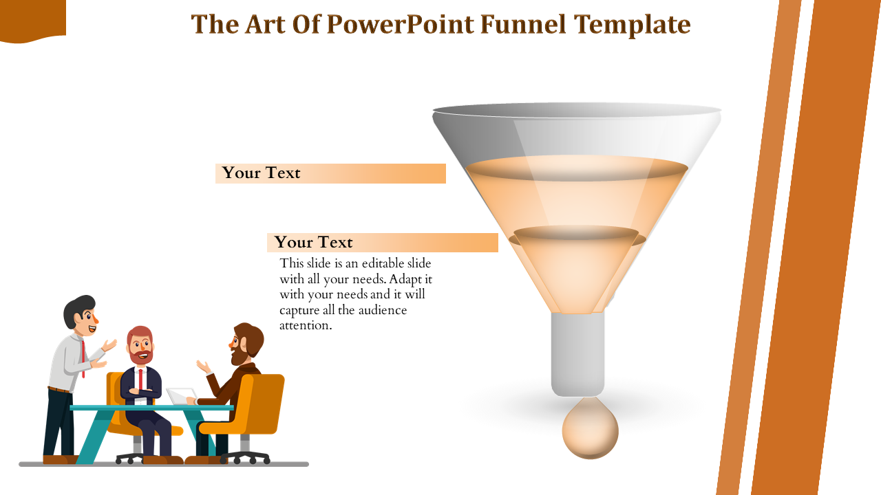 Best PowerPoint Funnel Template For Presentation