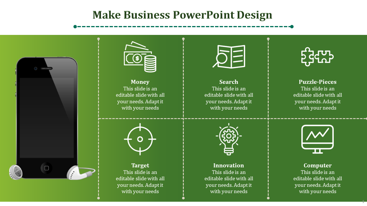 Business PowerPoint Template Design for Professional Use