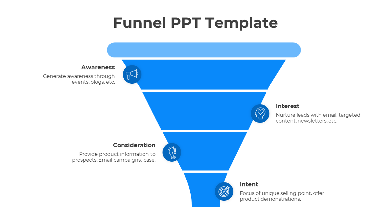 Our Creative Funnel PowerPoint And Google Slides Template