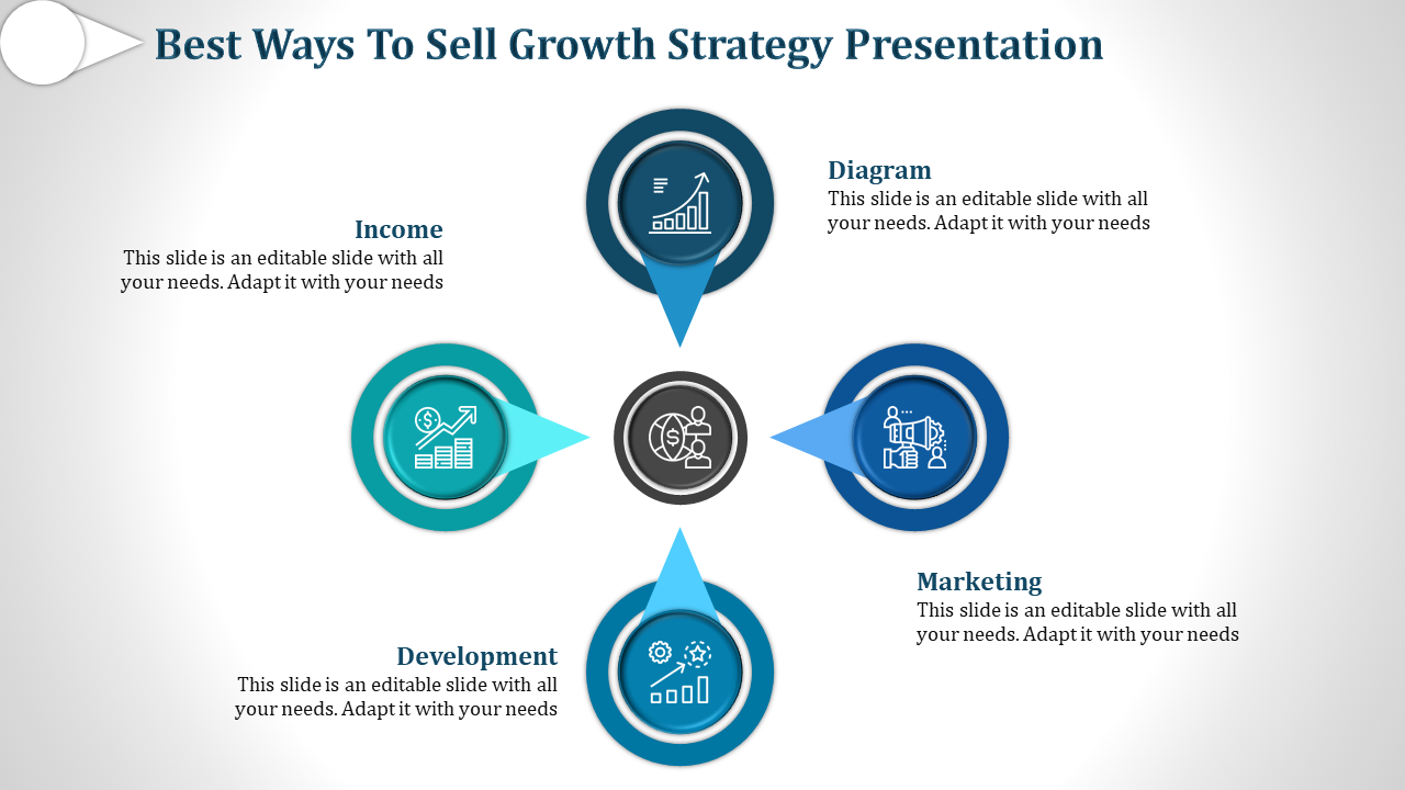 Growth Strategy Presentation Template for Business Growth