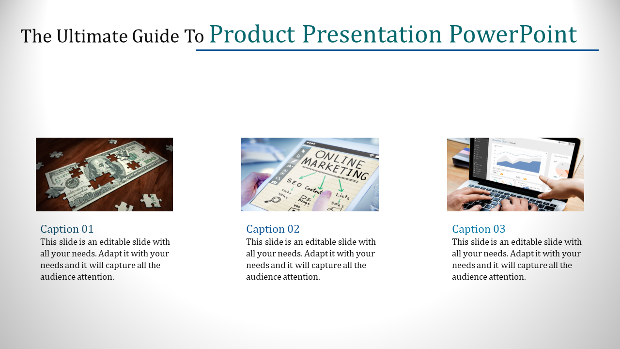 Product Presentation PowerPoint for Detailed Overview