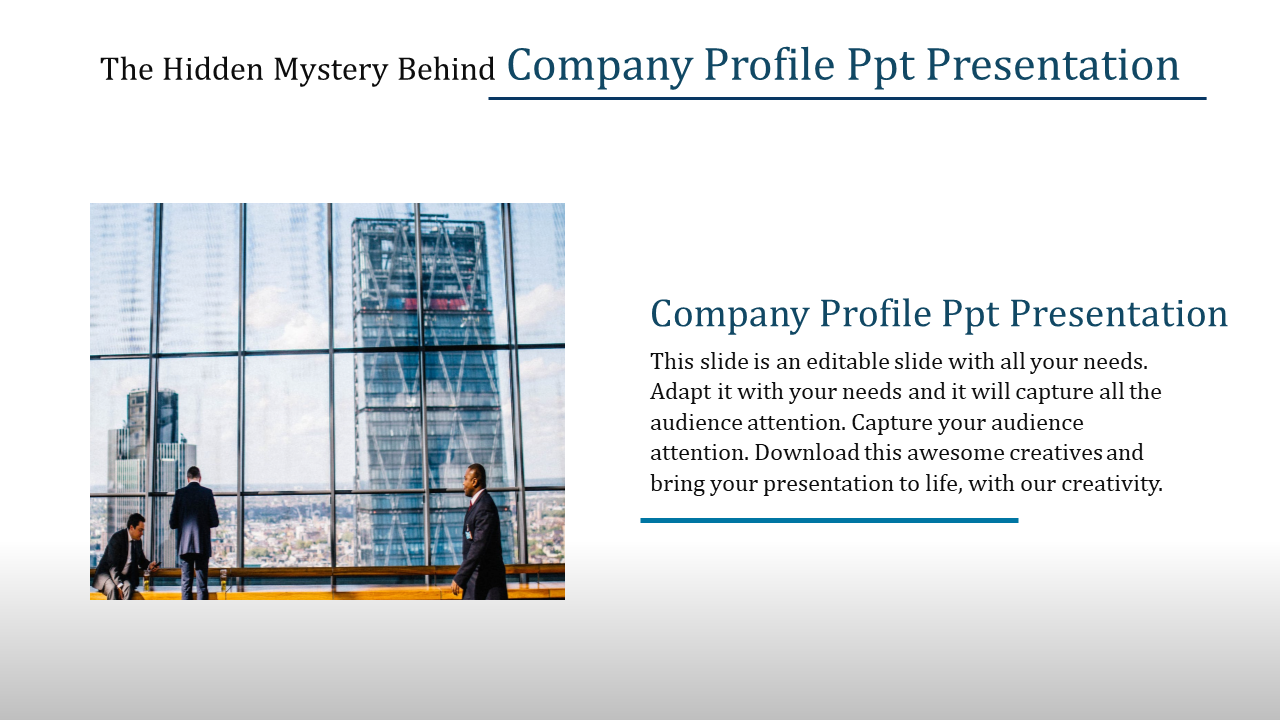 Company Profile Ppt Presentation Slideegg