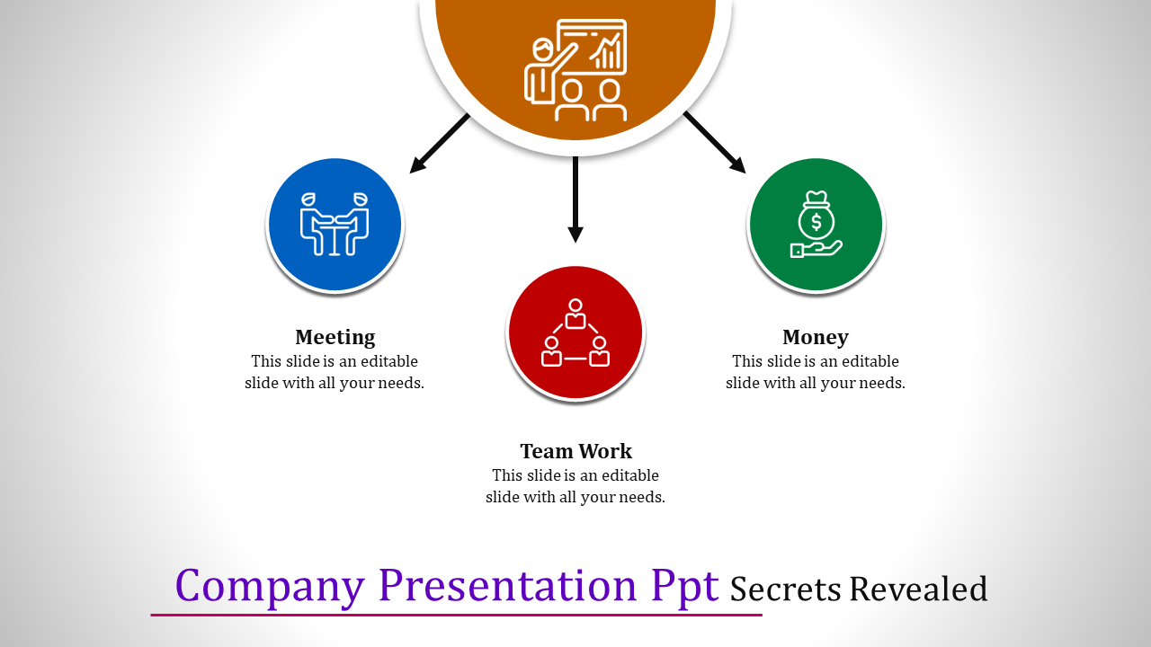 Company Presentation PPT Template for Corporate Success