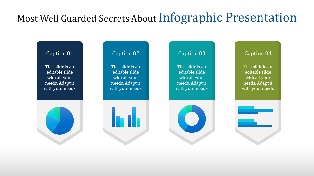 Four Noded Infographic PowerPoint Template for Business Use