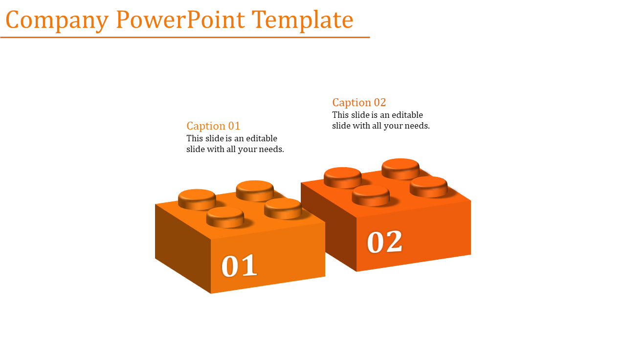 100% Editable Company PowerPoint template and Google slides