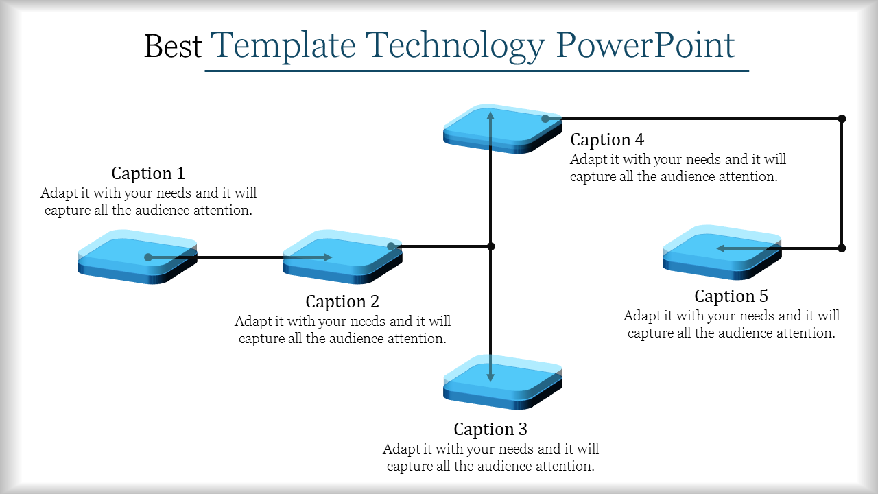 Five Node template Technology PowerPoint and Google slides