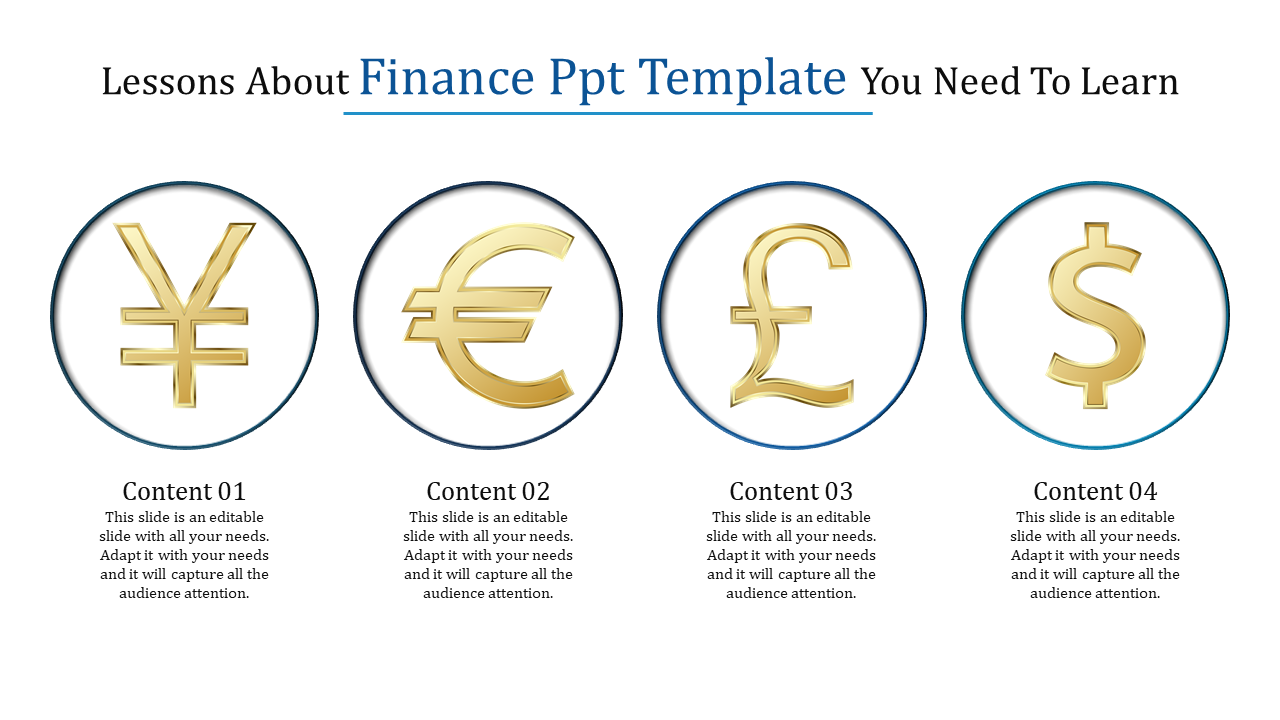 Expertly Designed Finance PowerPoint Template