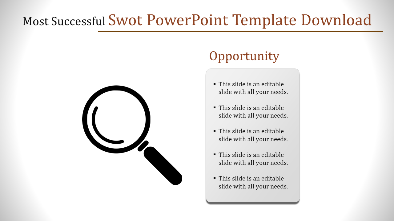  SWOT PowerPoint Template Download