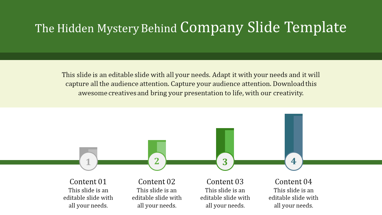 Editable Company Slide Template PowerPoint Presentation