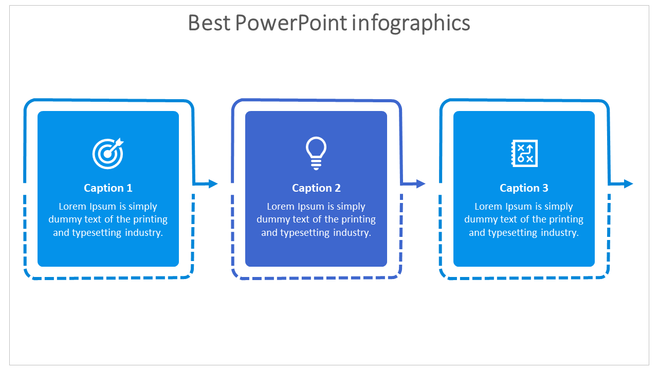 Stunning Best PowerPoint Infographics With Three Nodes