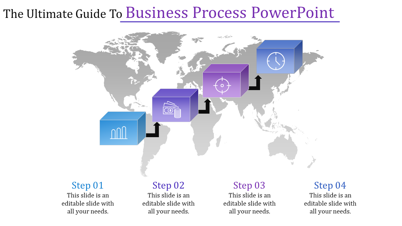 Strategy Of Business Process PowerPoint and Google slides