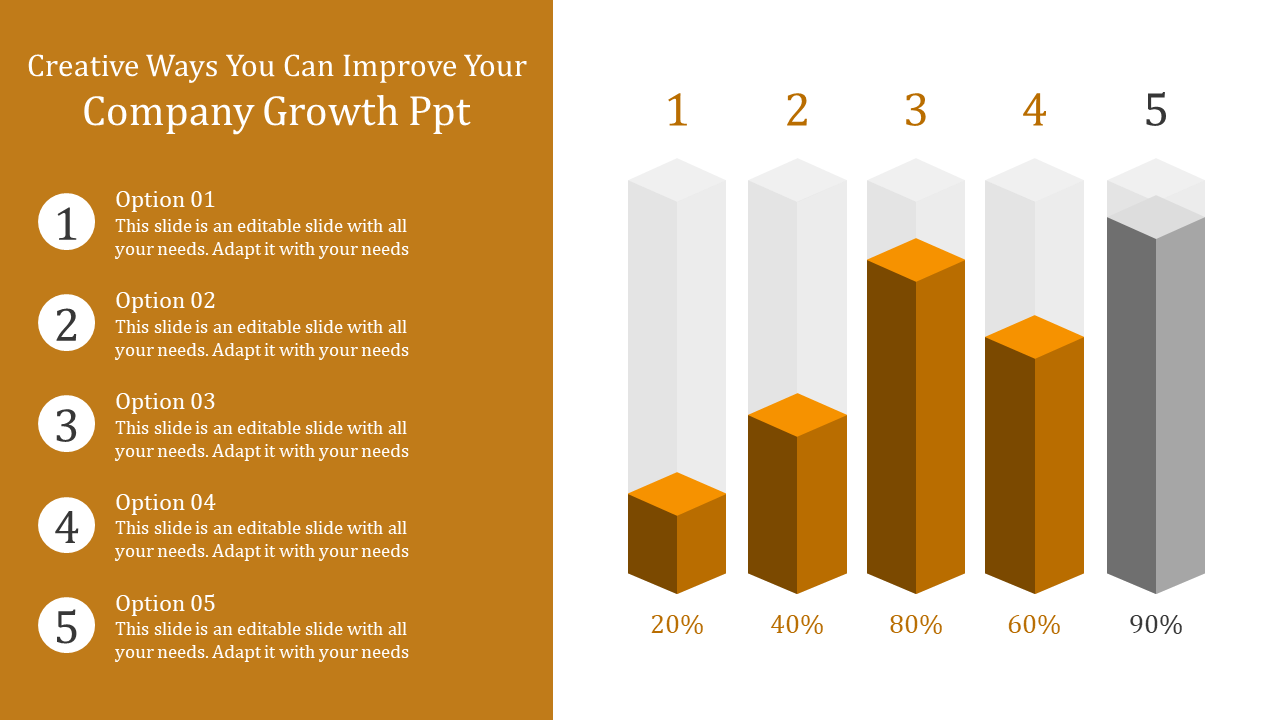 Elegant Company Growth PPT presentation PowerPoint slides