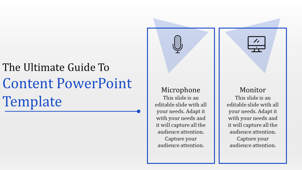 Content PowerPoint Template Slides