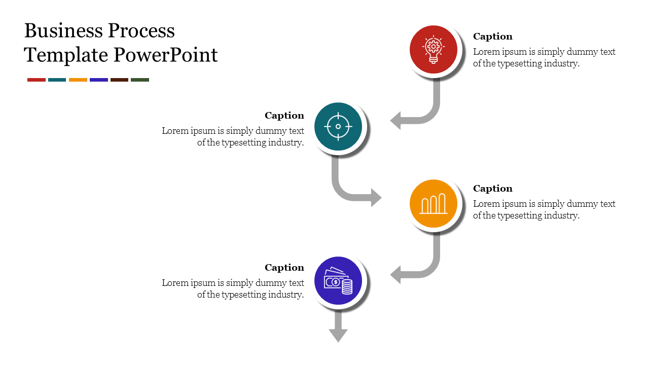 Business Process Template PowerPoint for Efficiency