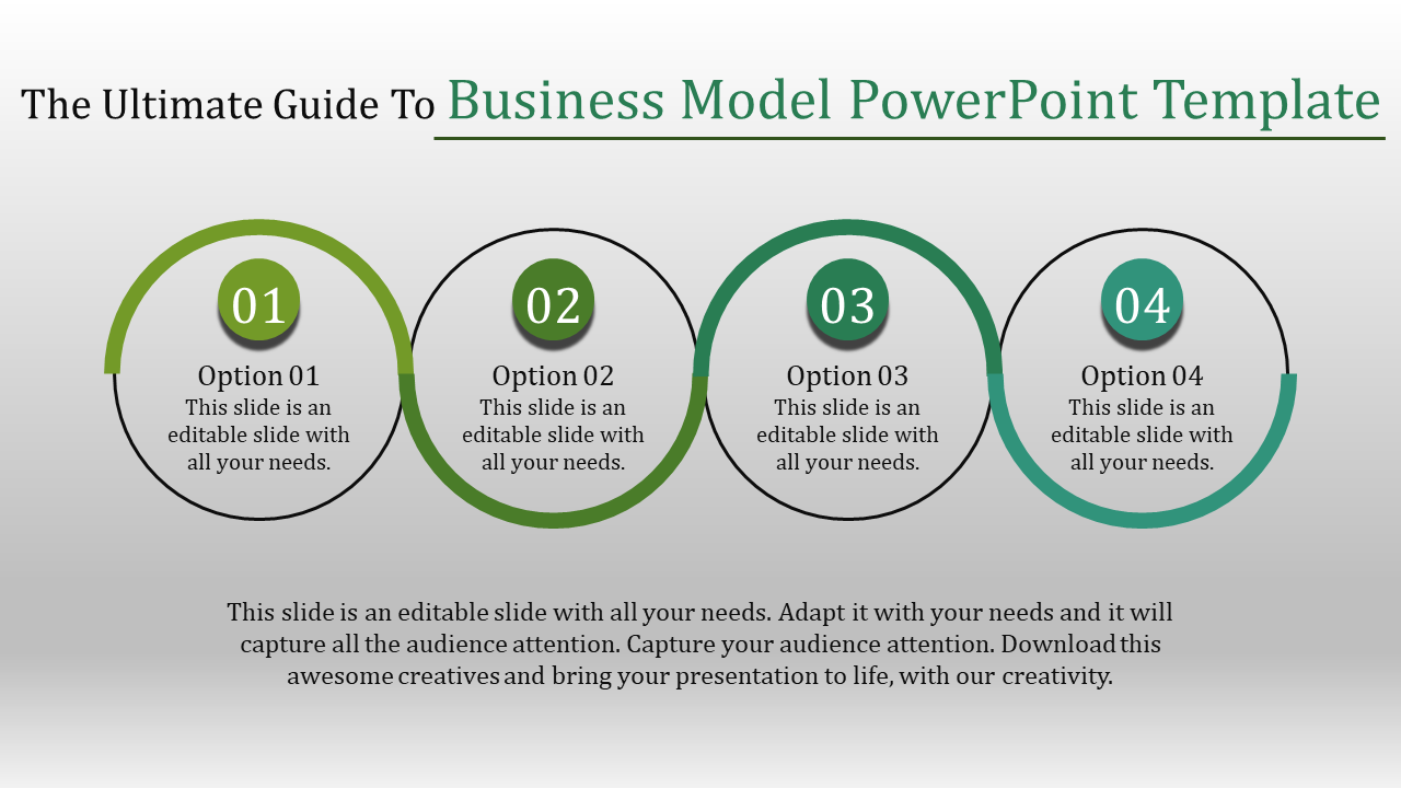 Business Model PowerPoint Template for Strategic Planning