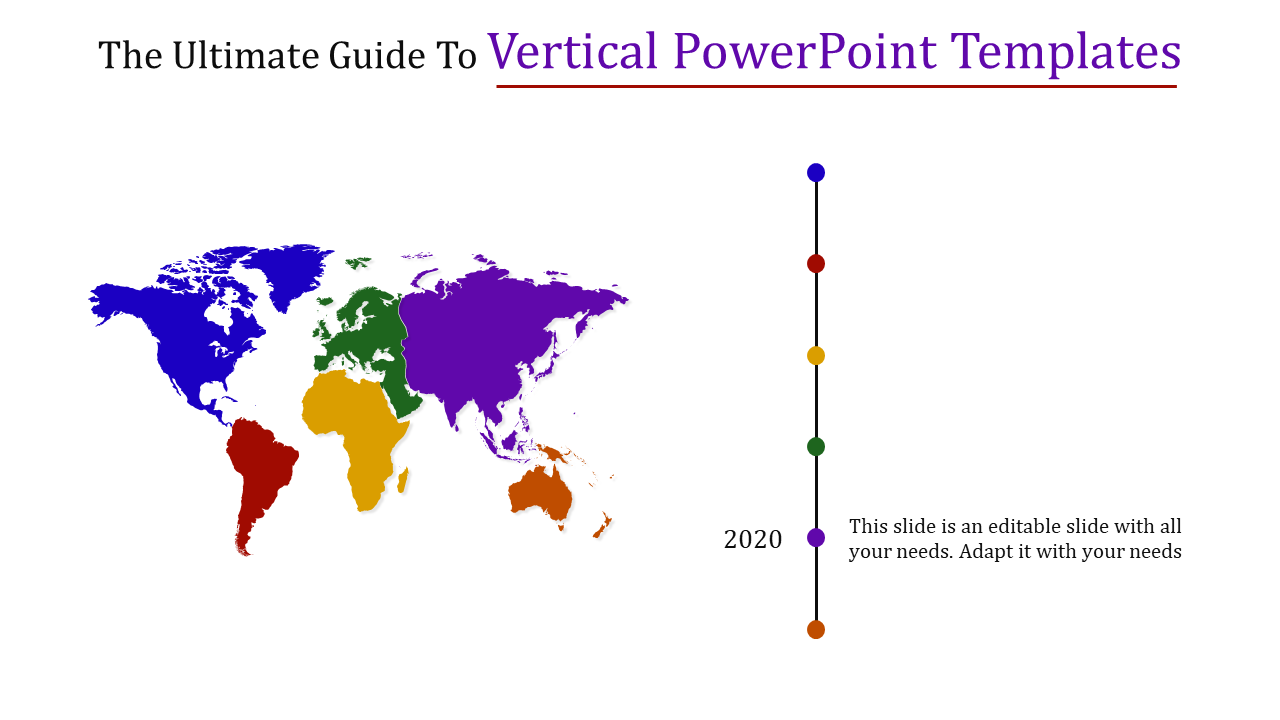 Vertical PowerPoint Template and Google Slides