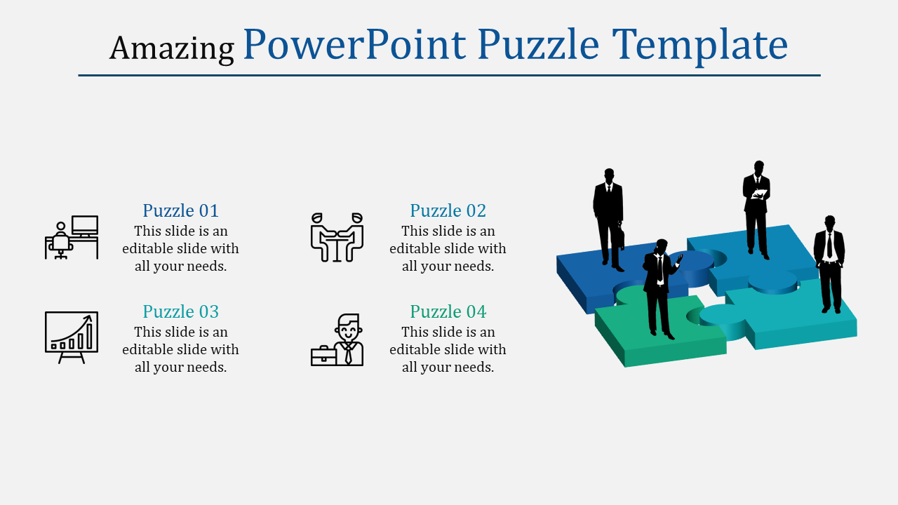 Best PPT Puzzle Template for Interactive Presentations