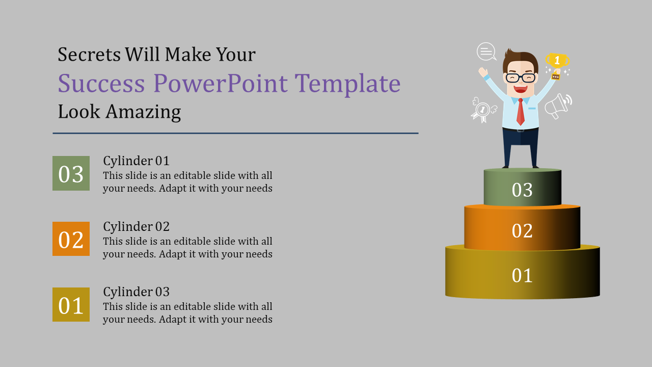 Success PowerPoint Template for Motivational Presentations