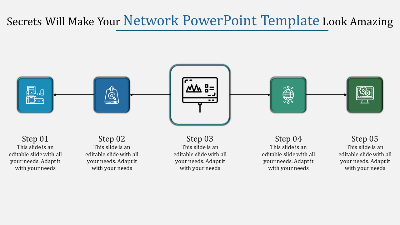 Network PowerPoint Template for Strategic Connectivity