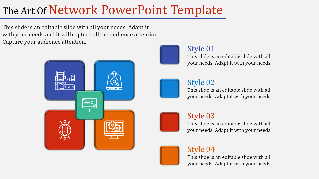 Network PowerPoint Template for Effective Communication