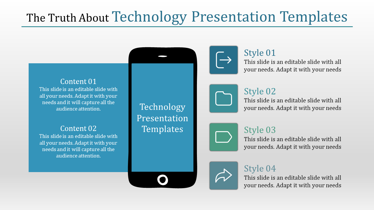 Technology Presentation Template for PowerPoint & Google Slides