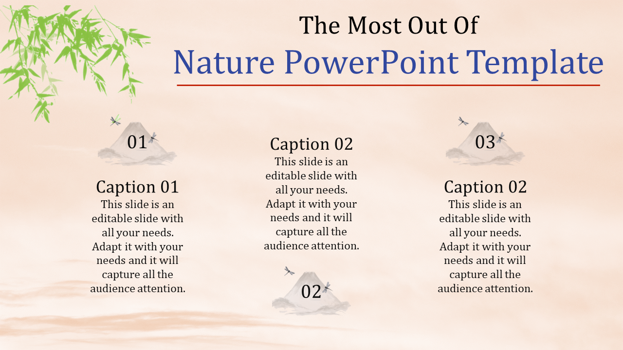 Beautiful Nature PowerPoint Template and Google Slides