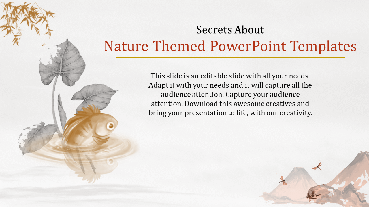 Nature Themed PowerPoint Template and Google Slides